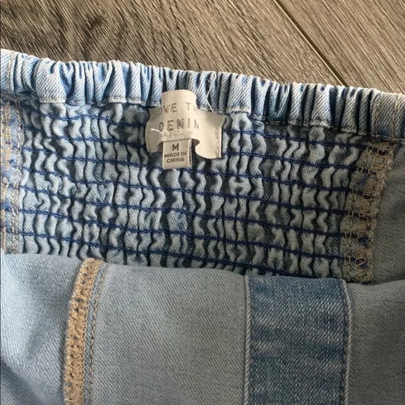 denim strapless dress M - Picture 3 of 4